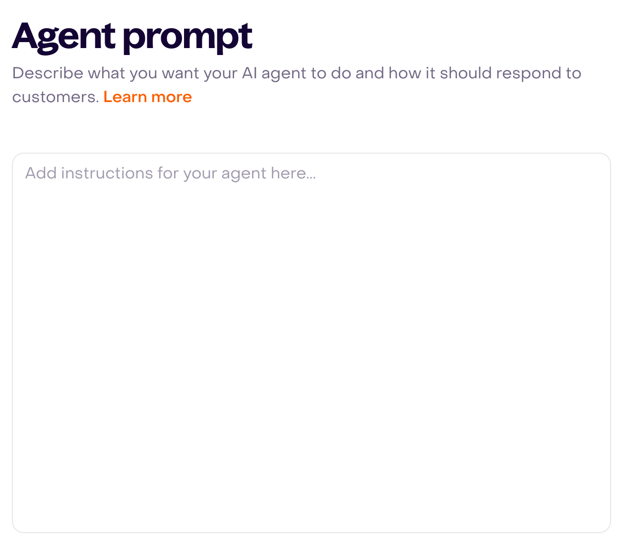 Empty prompt field in a fictitious draft